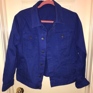 Royal Blue jean jacket